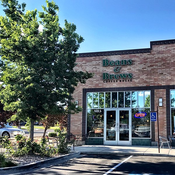 Exterior photo of South Jordan at The District Beans and Brews