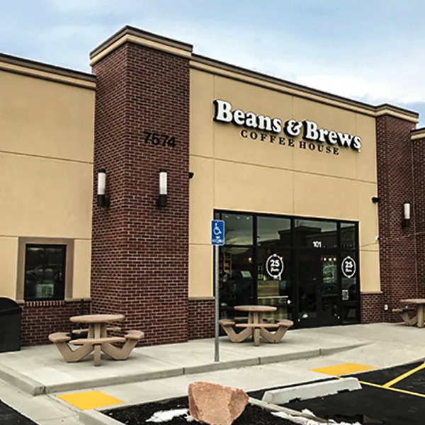 Exterior photo of West Jordan at Jordan Landing  Beans and Brews